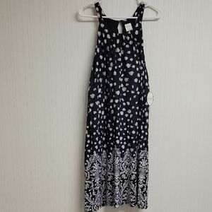 Soma Black & White Sleeveless  Bra Dress, Women's XXL. New Grandma